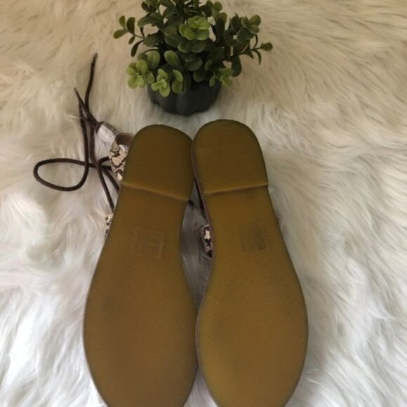 NWOT Free People Maddie Tie Up Sandal Size 8 - Picture 7 of 7